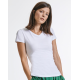 Ladies' Pure Organic V-Neck Tee