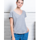 Women's Loose Fit V Neck T