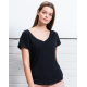 Women's Loose Fit V Neck T