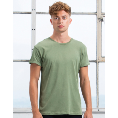 Men's Organic Roll Sleeve T