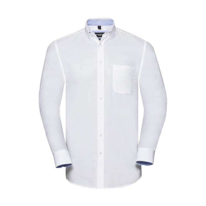 Men's LS Tailored Washed Oxford Shirt