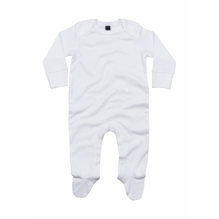 Organic Sleepsuit with Scratch Mitts