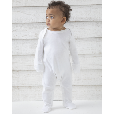 Organic Sleepsuit with Scratch Mitts